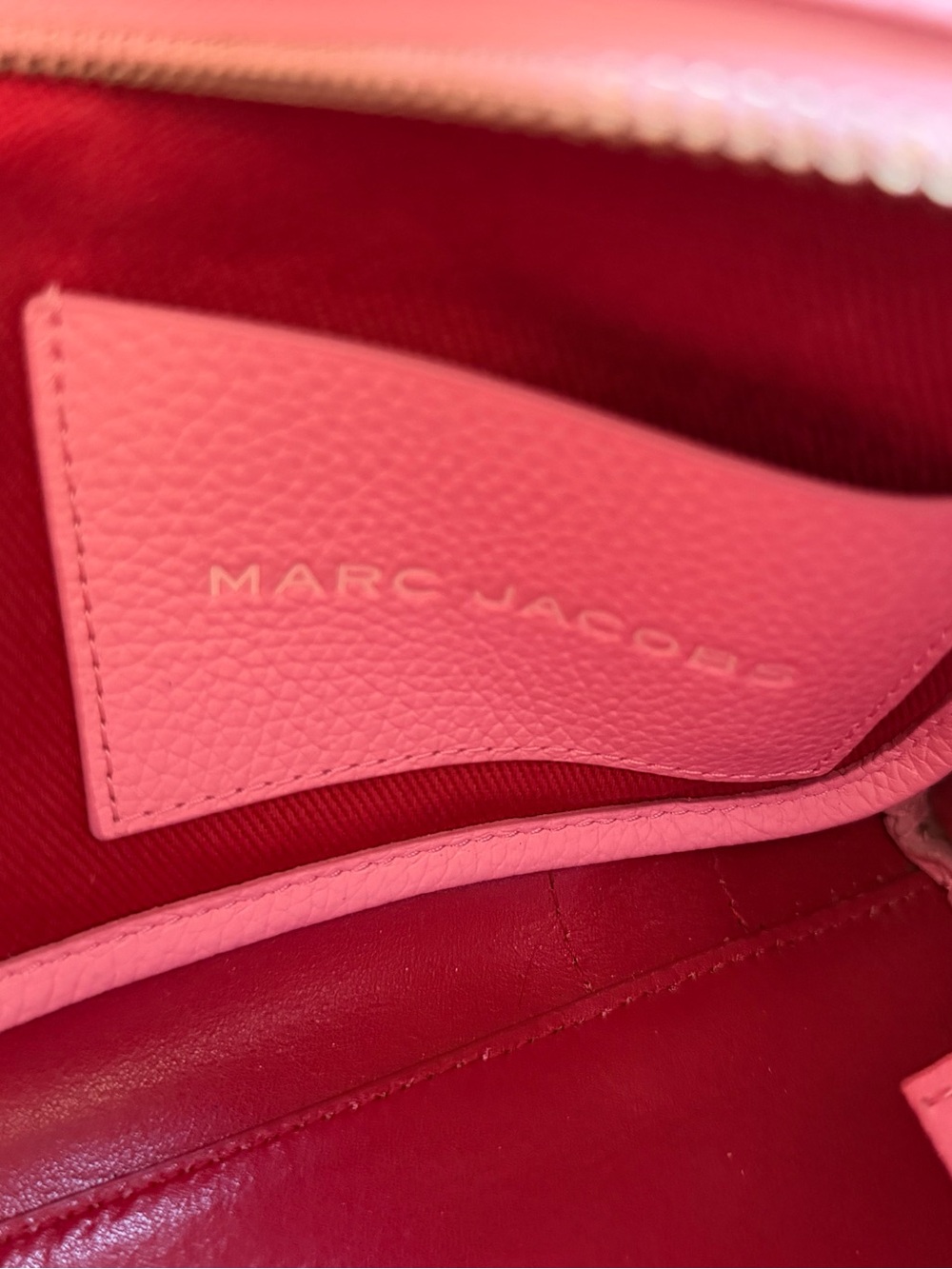 Marc Jacobs Pink Leather The Tote Bag - Picture 5 of 6
